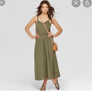Universal Thread Olive Green Midi Dress
